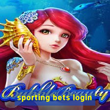 sporting bets login