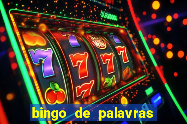 bingo de palavras cha de bebe
