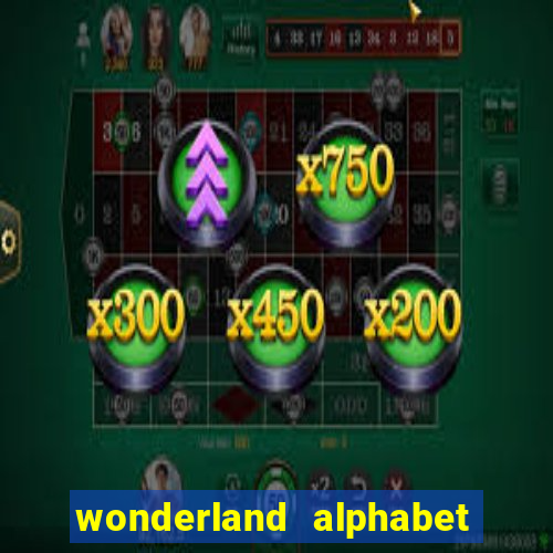 wonderland alphabet comic studio