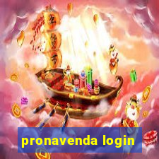 pronavenda login