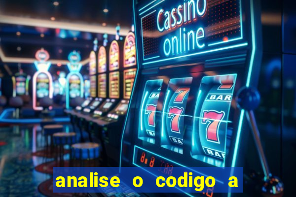 analise o codigo a seguir 1 import javax.swing.joptionpane