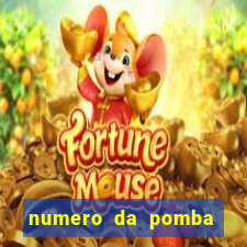 numero da pomba jogo do bicho
