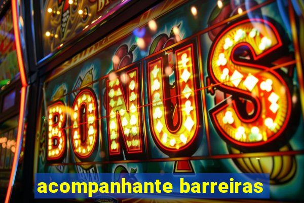 acompanhante barreiras