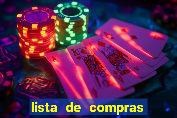lista de compras supermercado completa