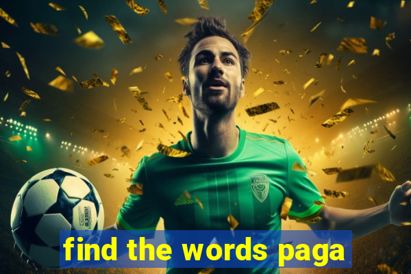 find the words paga