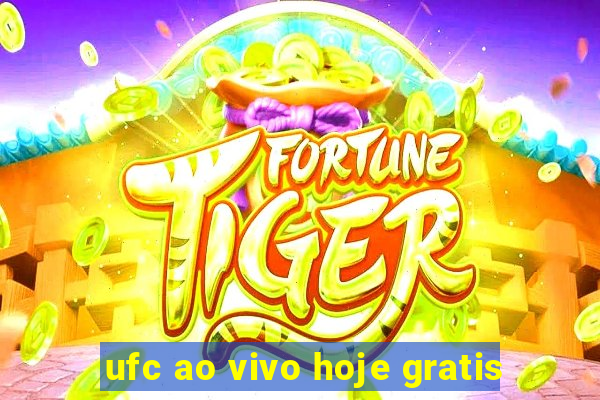 ufc ao vivo hoje gratis