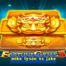 mike tyson vs jake paul assistir online