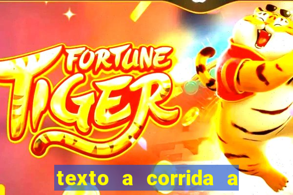 texto a corrida a lagarta lili