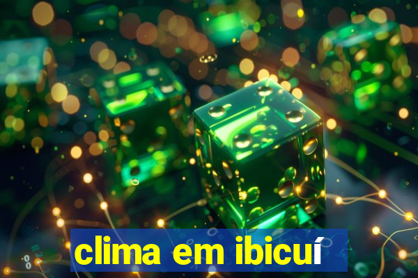 clima em ibicuí
