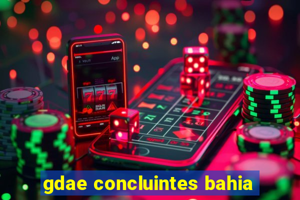 gdae concluintes bahia