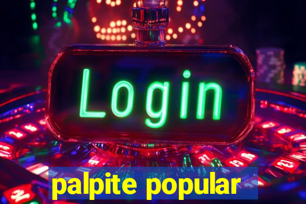 palpite popular