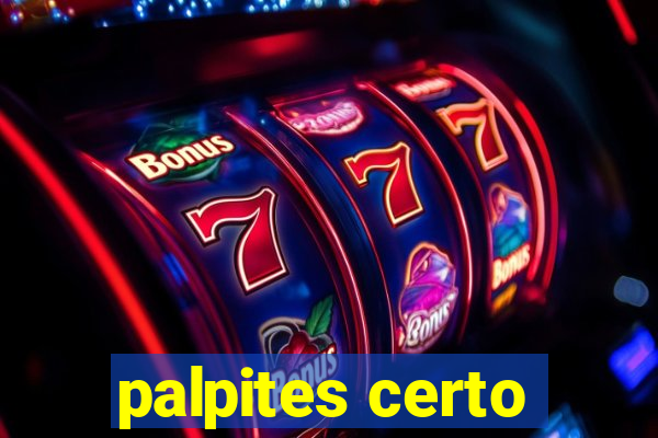palpites certo