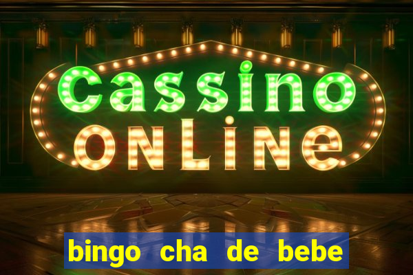 bingo cha de bebe cartelas para imprimir