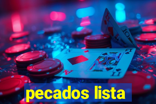 pecados lista