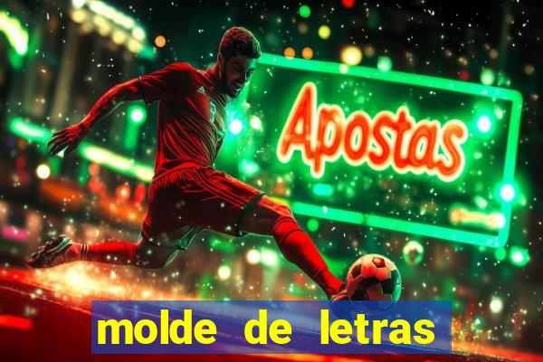 molde de letras feliz natal para imprimir