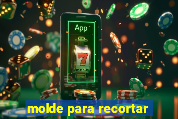 molde para recortar