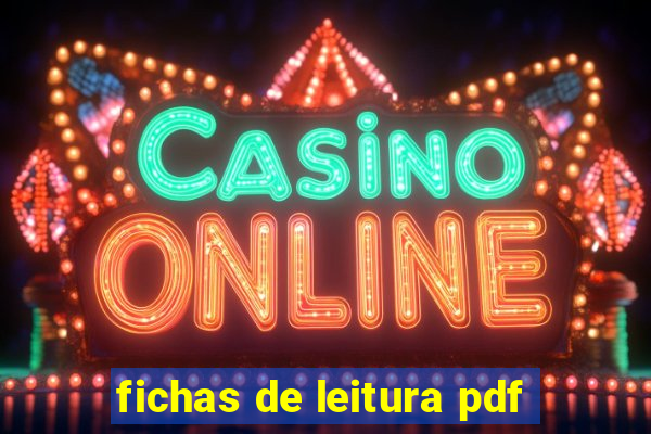 fichas de leitura pdf