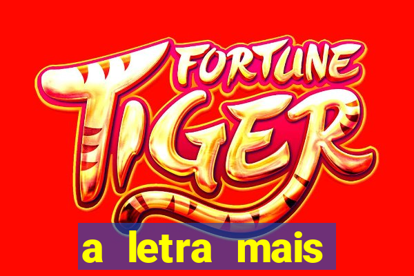 a letra mais bonita do mundo