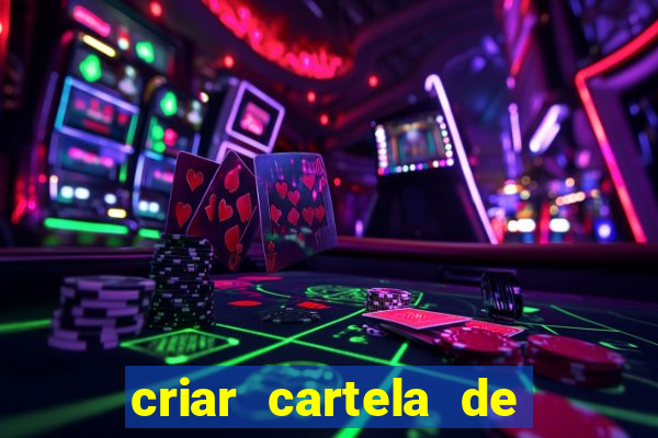 criar cartela de bingo no word