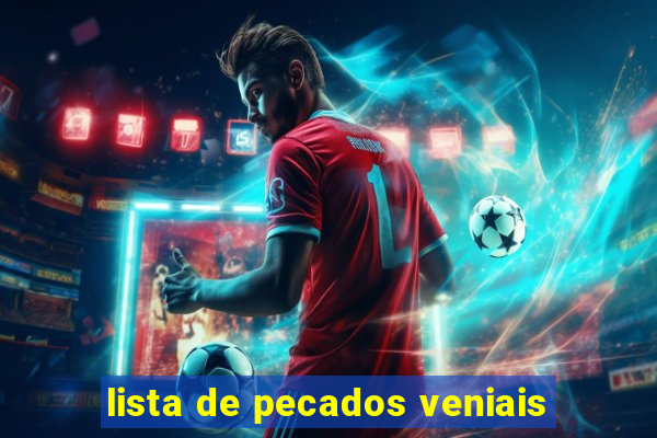lista de pecados veniais