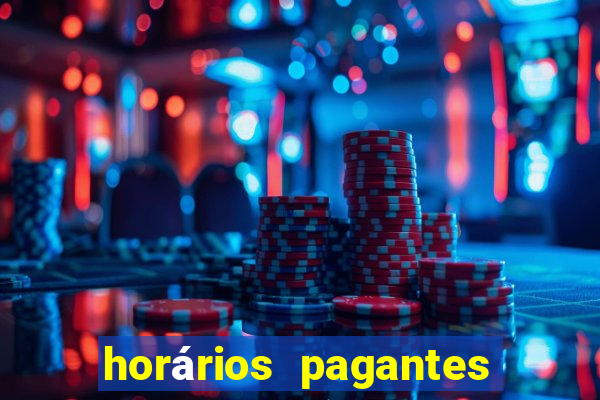 horários pagantes fortune rabbit hoje