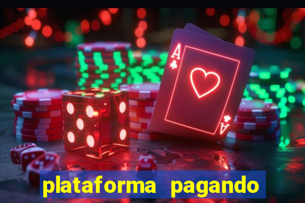 plataforma pagando no cadastro