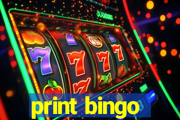 print bingo