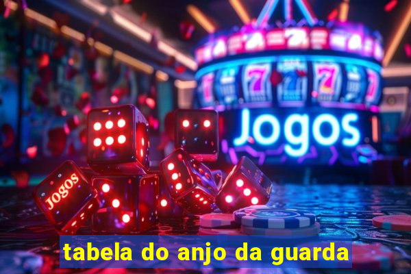tabela do anjo da guarda