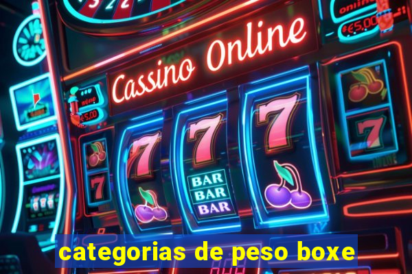 categorias de peso boxe