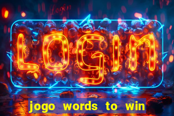 jogo words to win paga mesmo