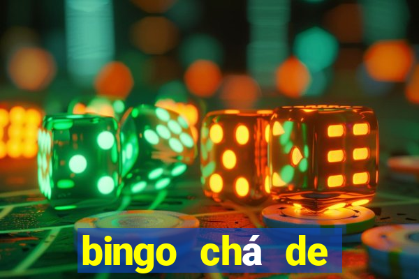 bingo chá de bebê excel