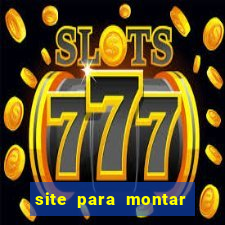 site para montar time de futebol