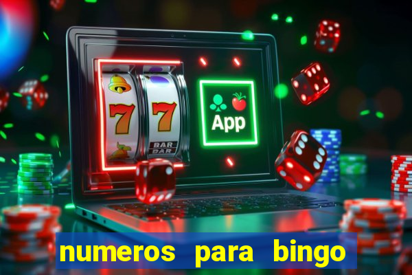 numeros para bingo de 1 a 90