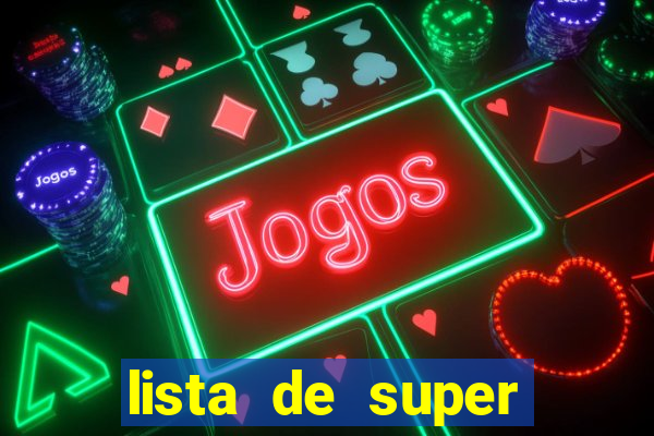 lista de super herois de a a z