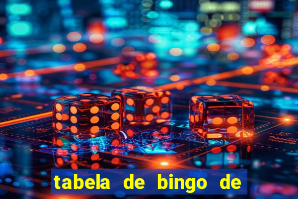 tabela de bingo de 1 a 100