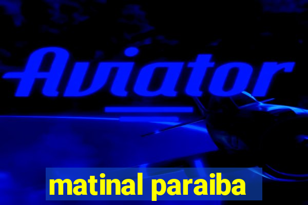 matinal paraiba