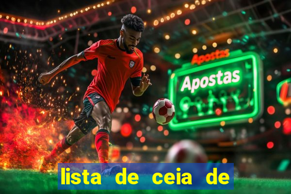 lista de ceia de natal completa