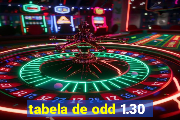 tabela de odd 1.30