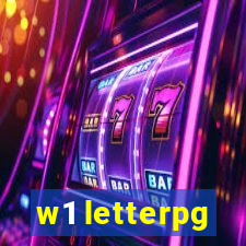 w1 letterpg