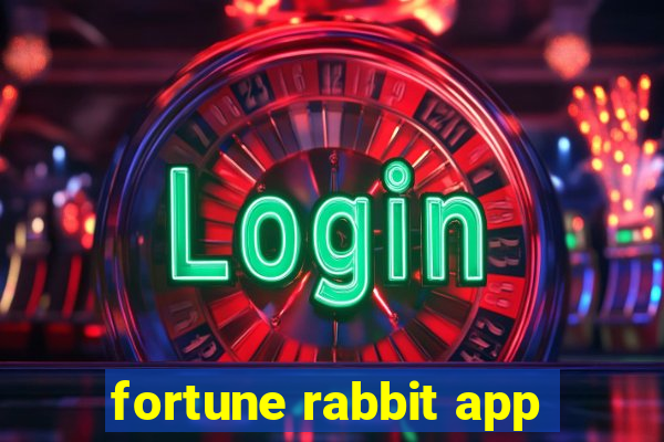 fortune rabbit app