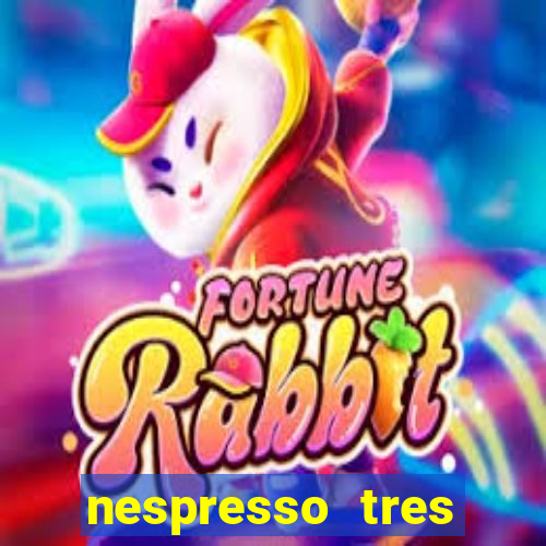 nespresso tres luzes piscando