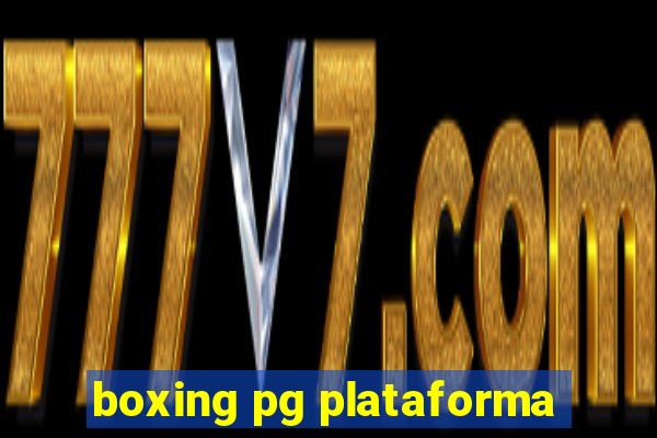 boxing pg plataforma