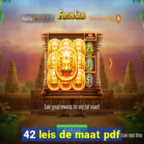 42 leis de maat pdf